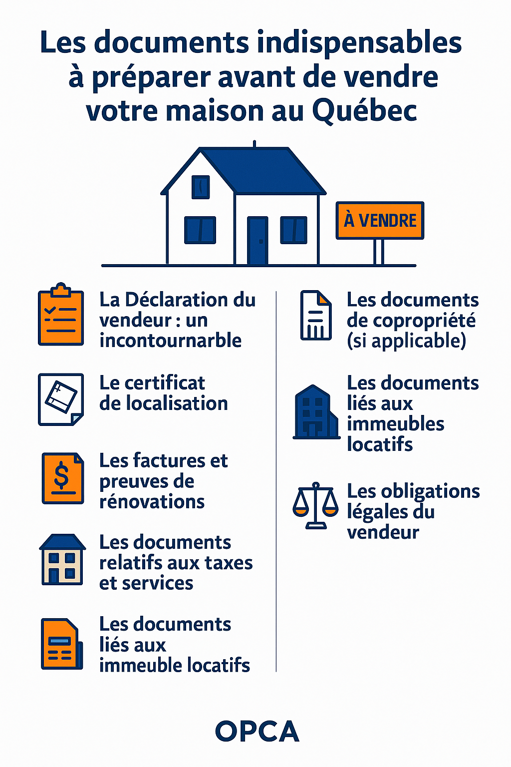 ? Les documents indispensables à préparer avant de vendre votre maison au Québec