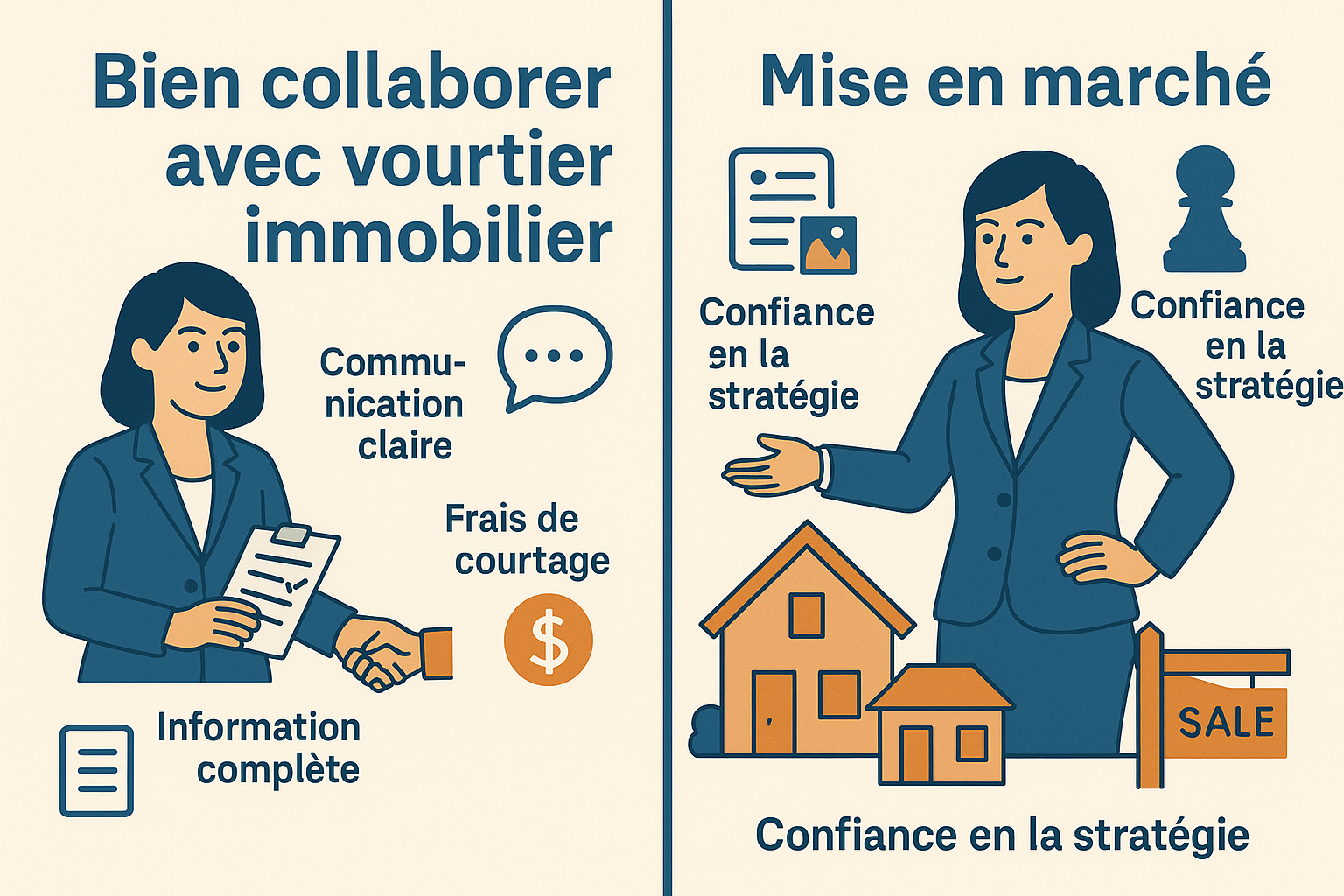 ? Travailler efficacement avec votre courtier immobilier